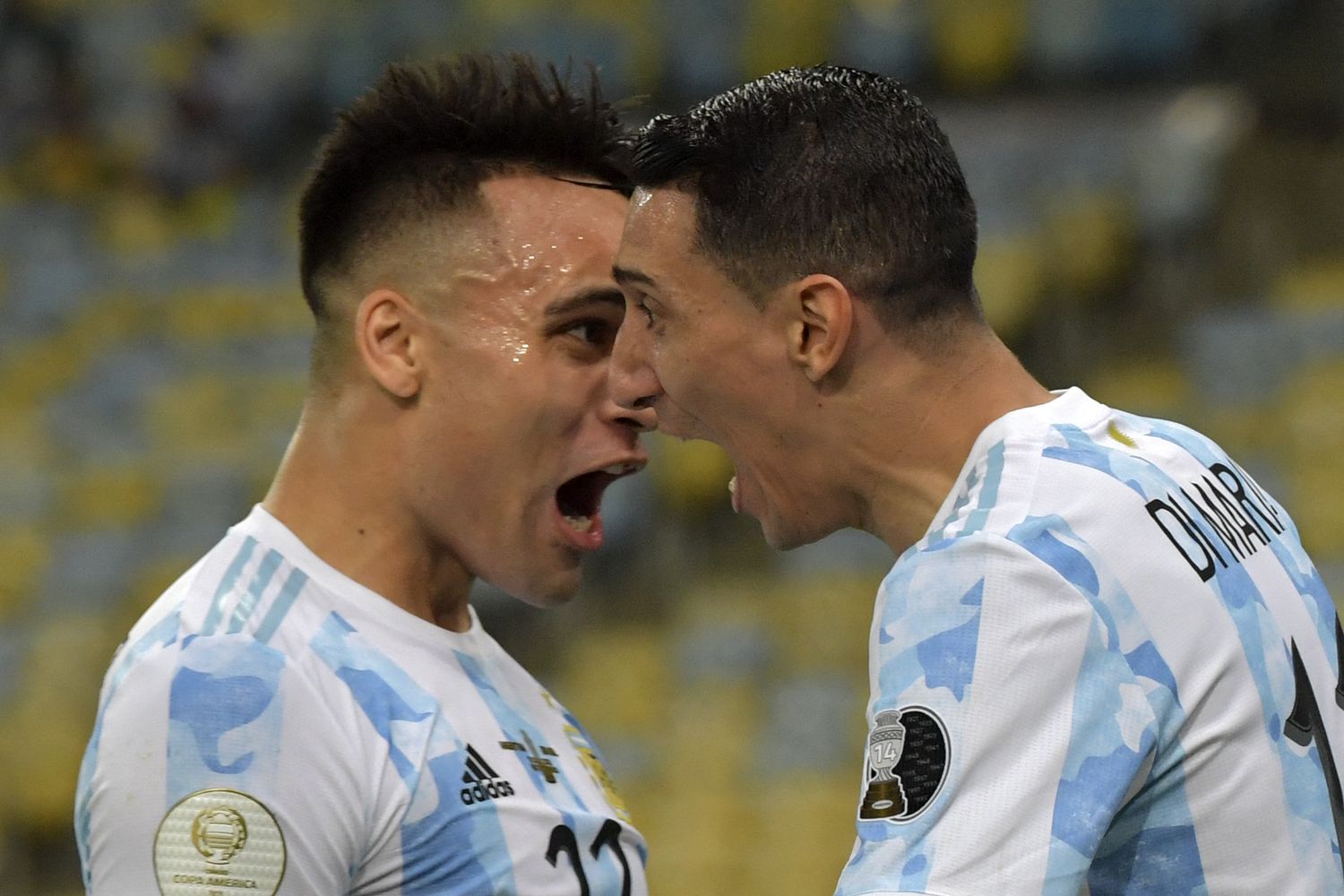 Lautaro Martinez e Angel Di Maria