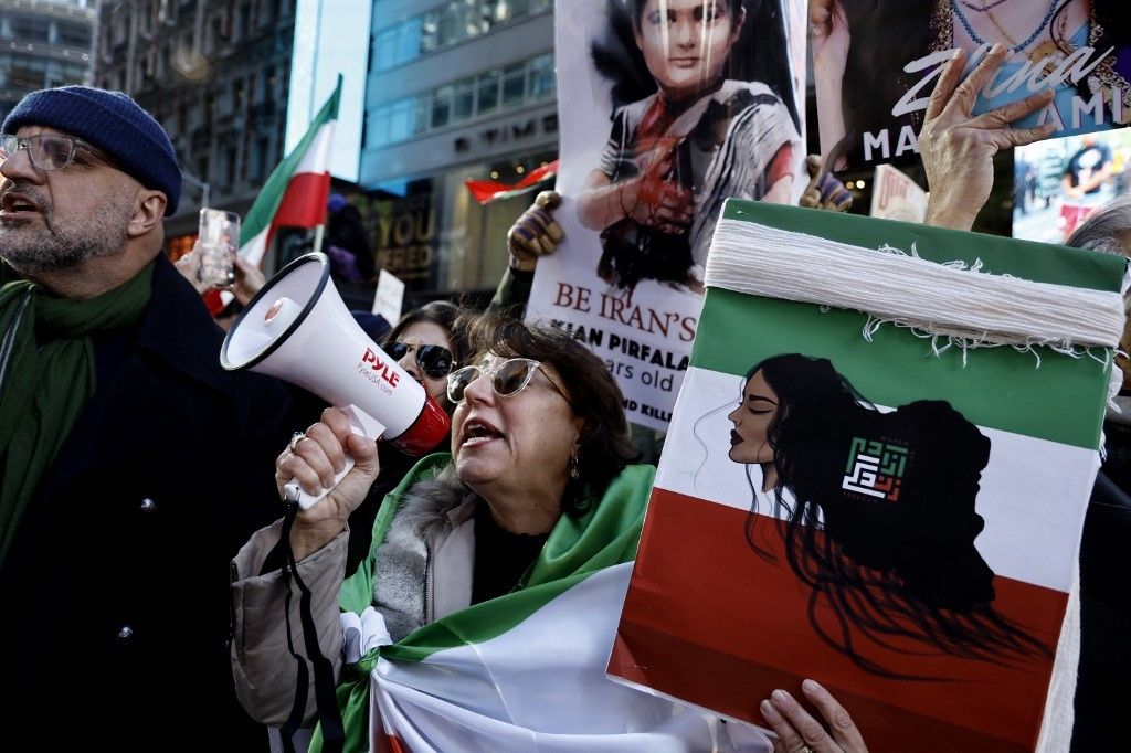 Una manifestazione per le donne iraniane