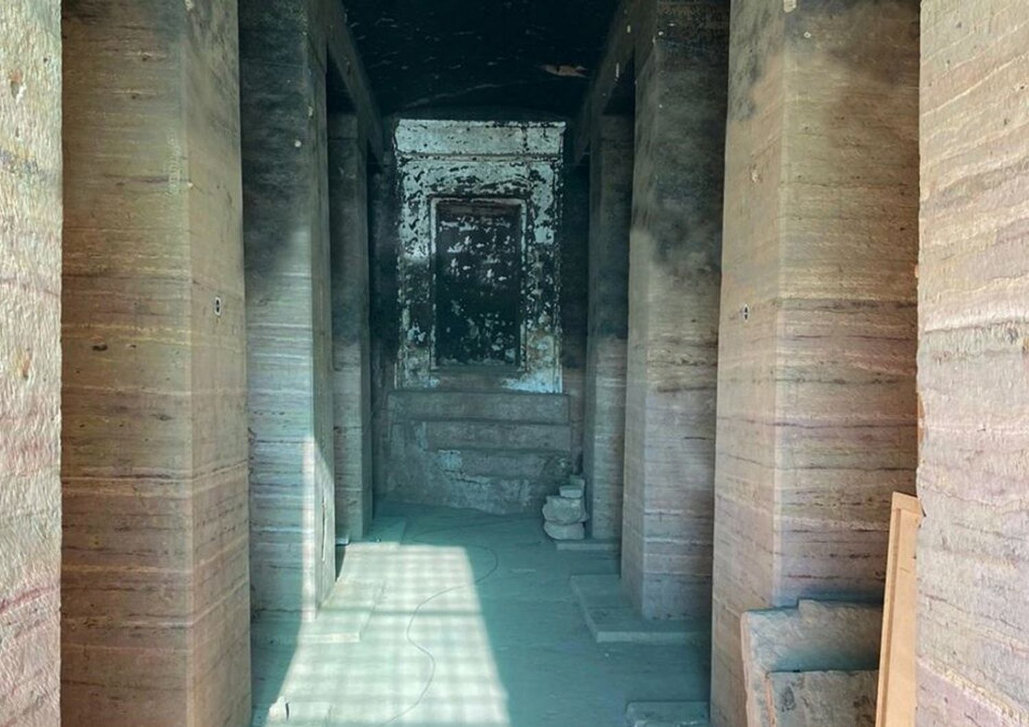 La tomba rinvenuta nella necropoli di Qubbet el-Hawa, in Assuan, in Egitto&nbsp;