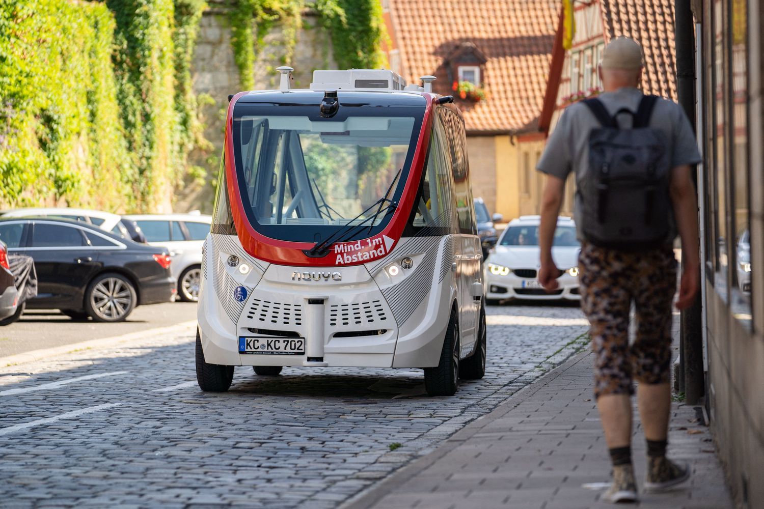Un bus a guida autonoma