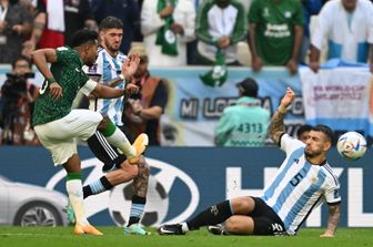 Al-Dawsari segna il gol del 2-1 all'Argentina