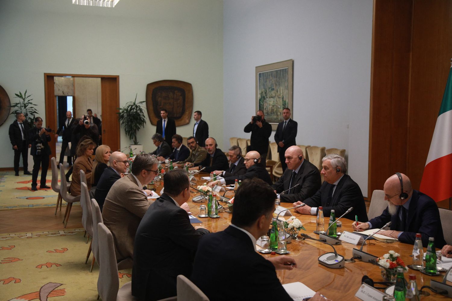 I ministri Tajani e Crosetto in visita in Serbia&nbsp;