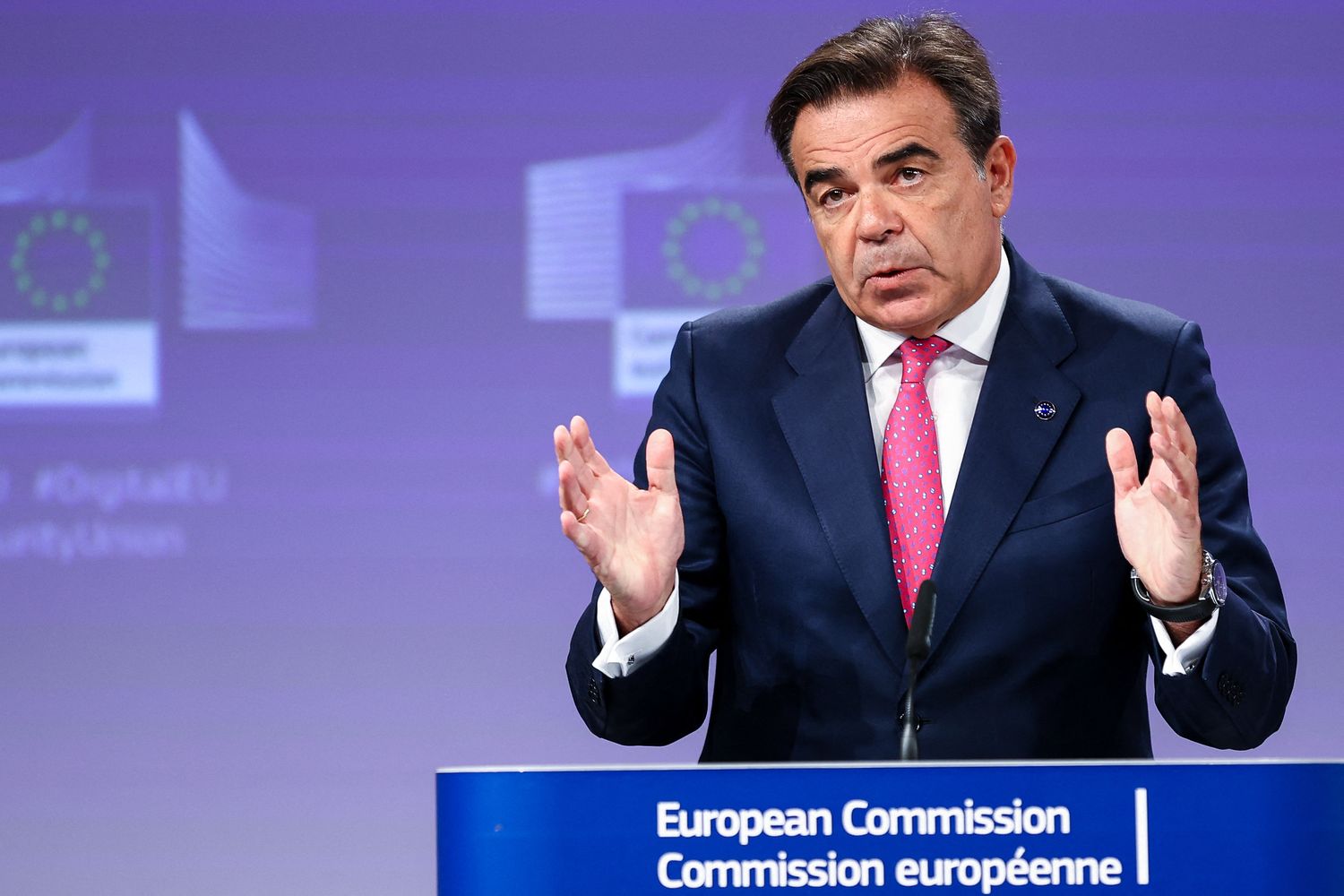 Il vce presidente della Commissione europea Margaritis Schinas&nbsp;