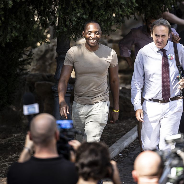 Aboubakar Soumahoro con Verdi Sinistra&nbsp;