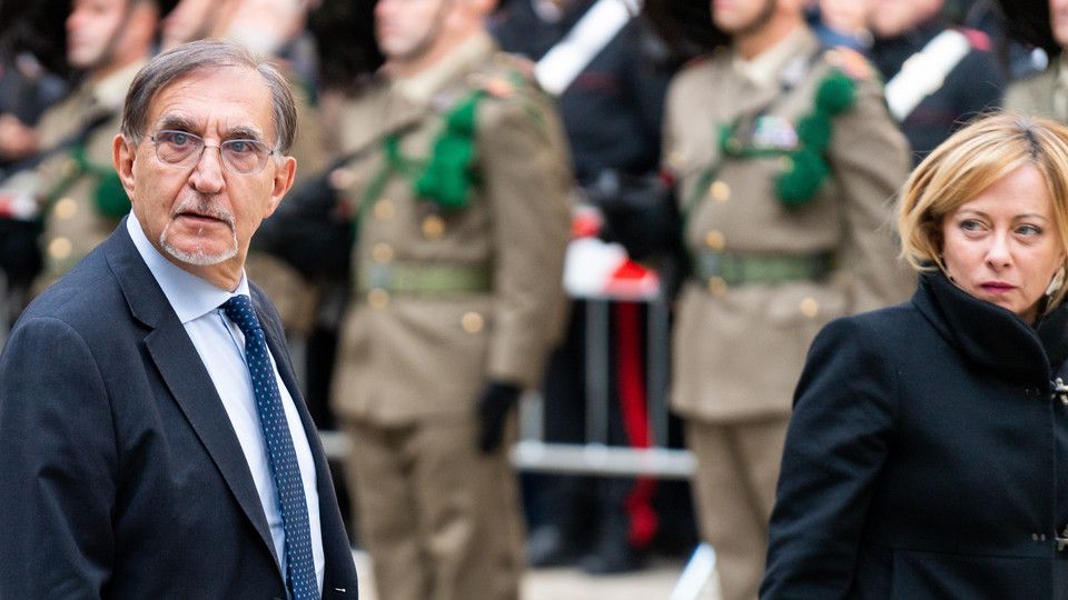 Il presidente del Senato Ignazio Larussa