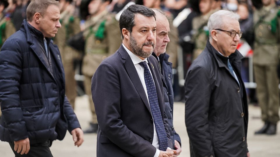 Il vicepresidente del Consiglio Matteo Salvini