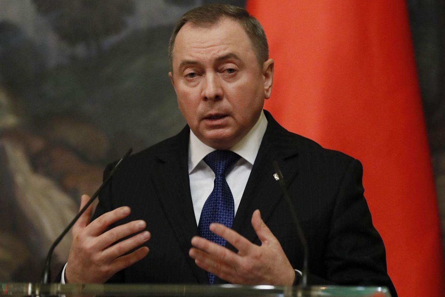 Il ministro degli Esteri bielorusso Vladimir Makei