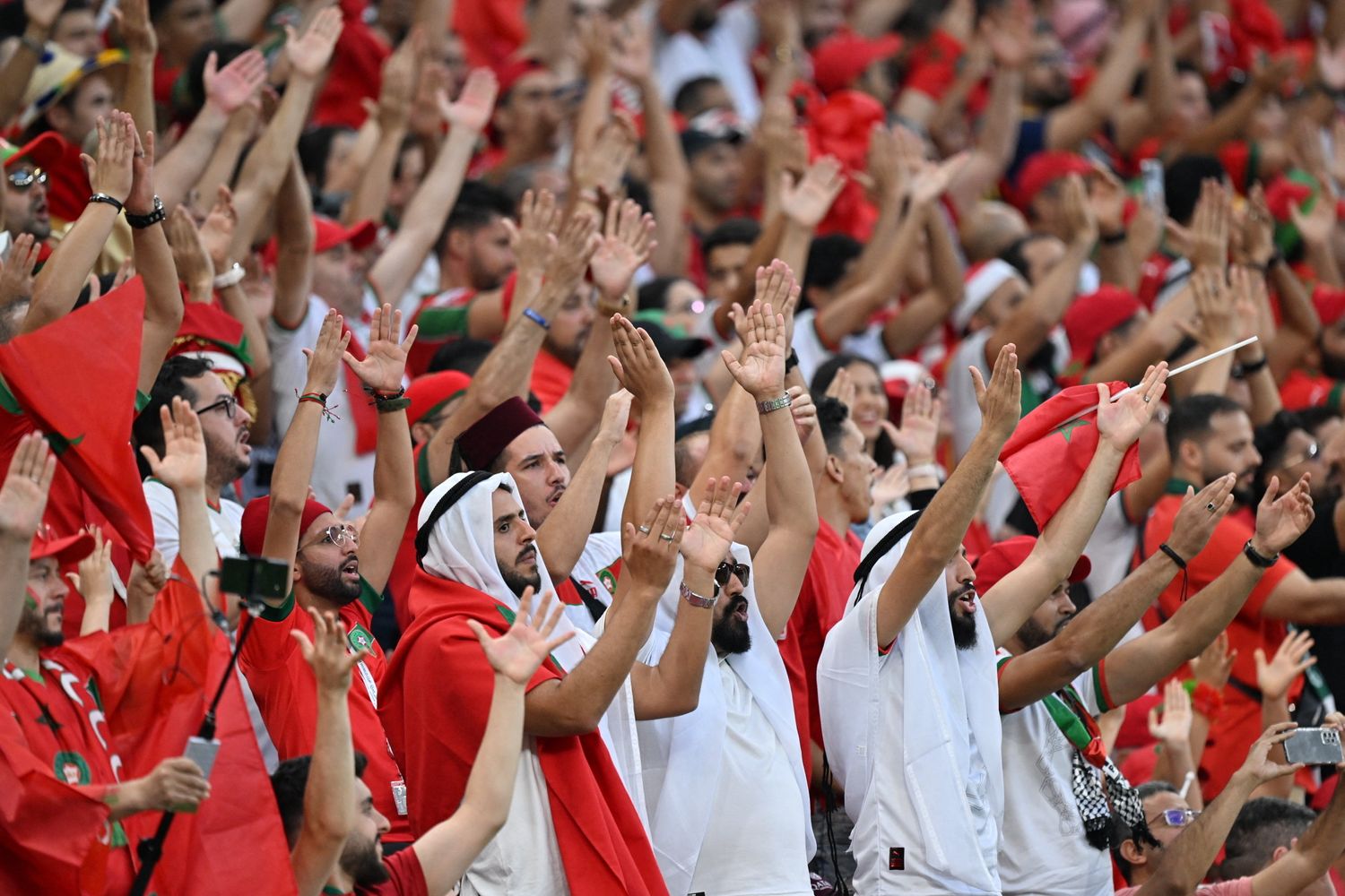 Il pubblico ai mondiali del Qatar