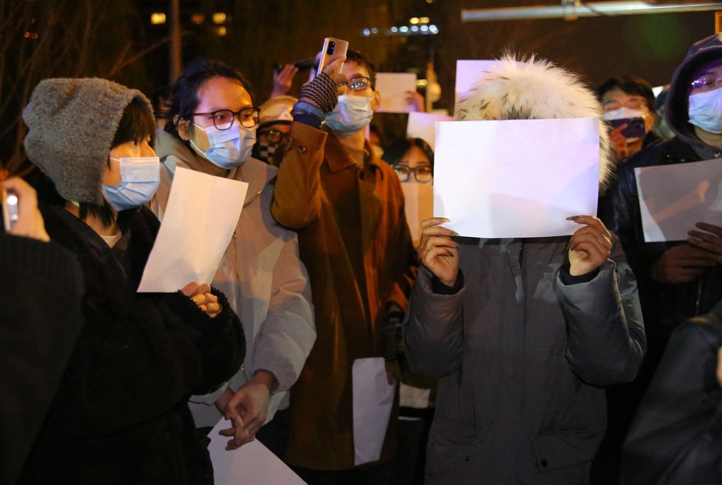 Le proteste contro i lockdown in Cina