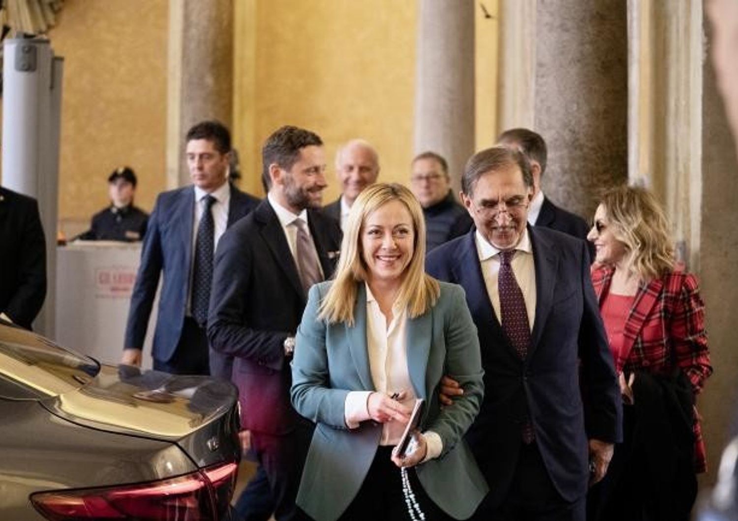 Il premier Giorgia Meloni e il presidente del Senato, Ignazio La Russa&nbsp;