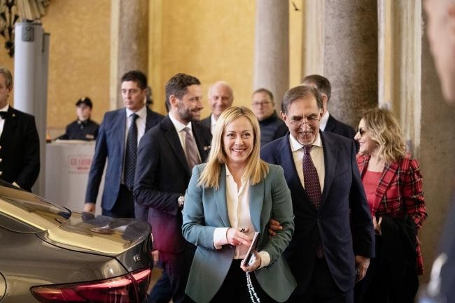 Il premier Giorgia Meloni e il presidente del Senato, Ignazio La Russa