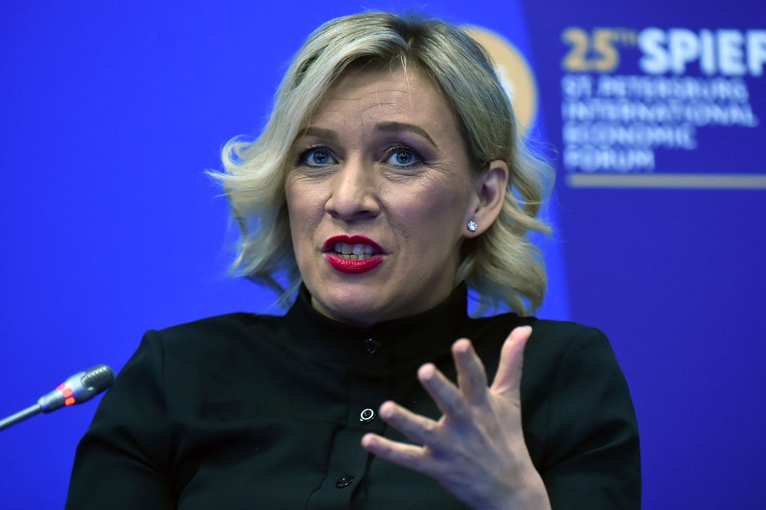 La portavoce del ministero degli Esteri russo, Maria Zakharova&nbsp;