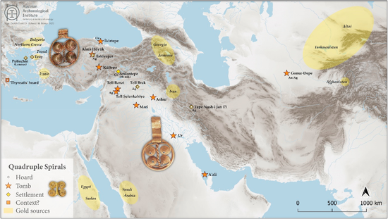 Circolazione di gioielli in oro di manifattura mesapotamica nel Mediterraneo della fine del II milliennio