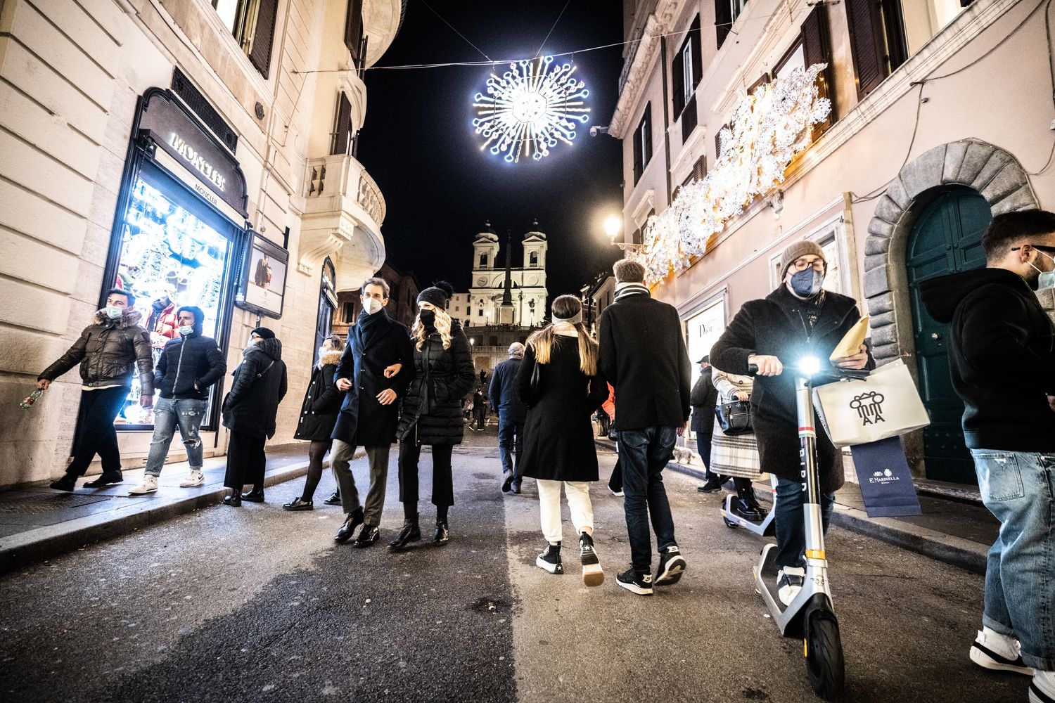 Shopping natalizio a Roma