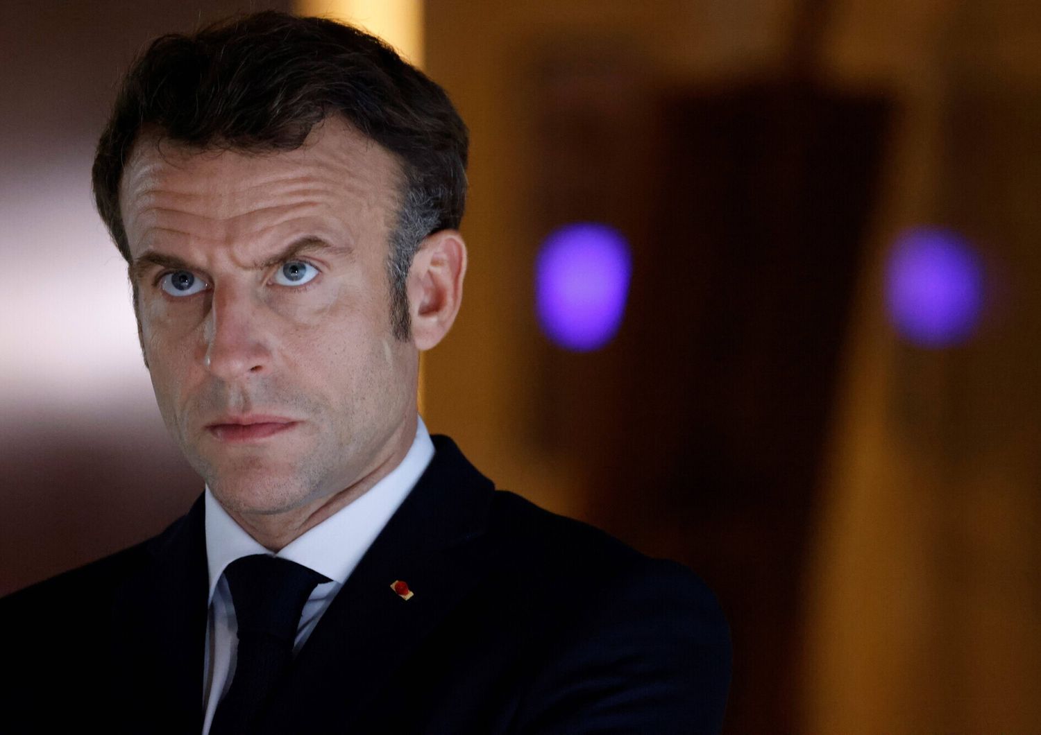 Il presidente francese Emmanuel Macron &nbsp;