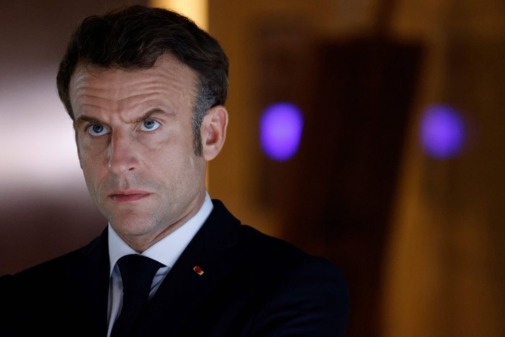 Il presidente francese Emmanuel Macron &nbsp;