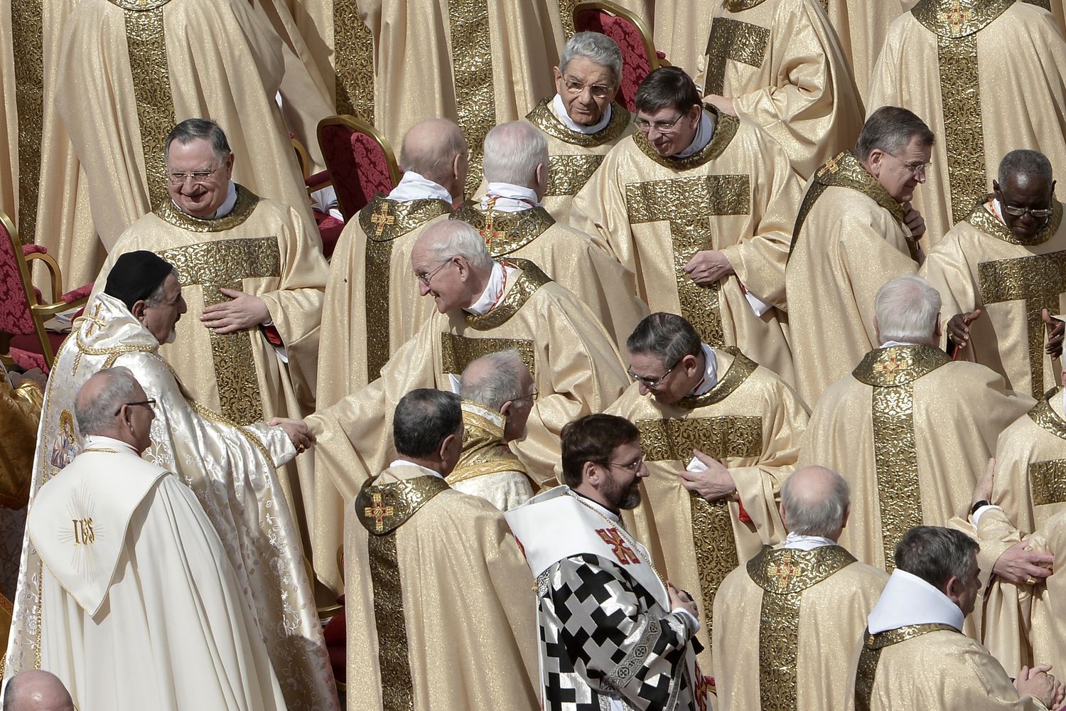 Scambiarsi un segno di pace