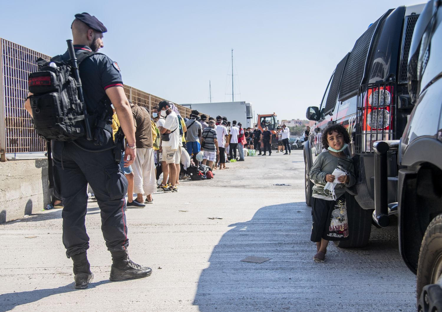 L'hotspot di Lampedusa