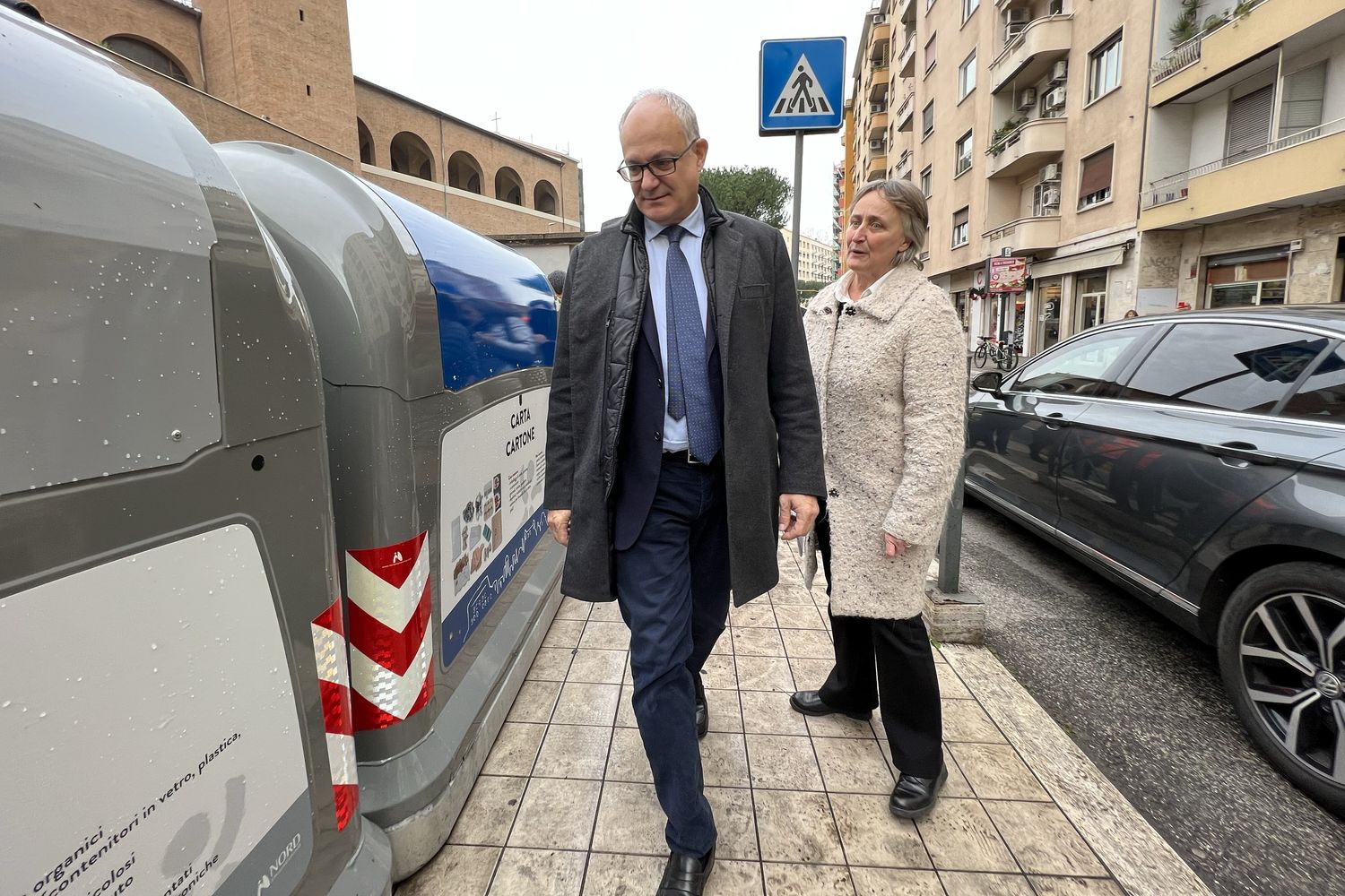 Il sindaco di Roma, Roberto Gualtieri