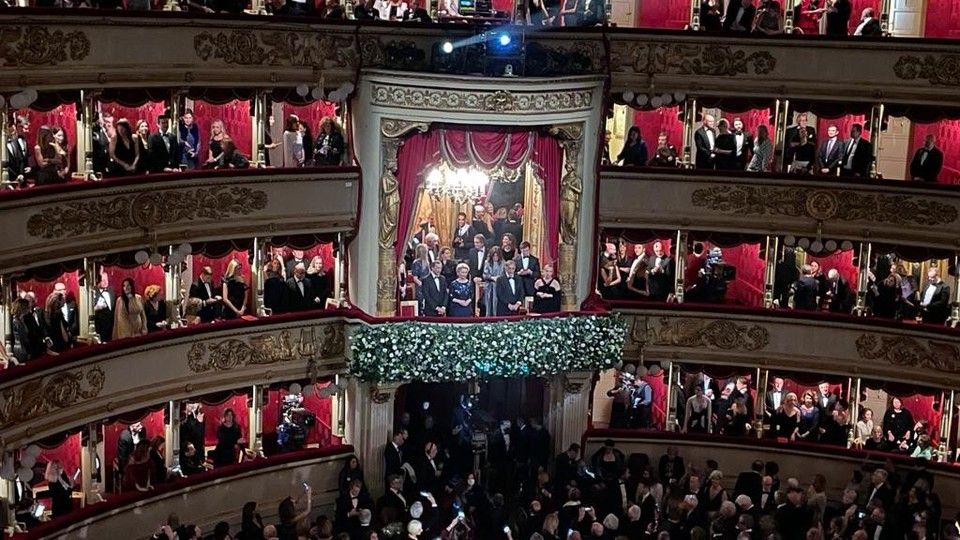 Il palco reale del teatro alla Scala