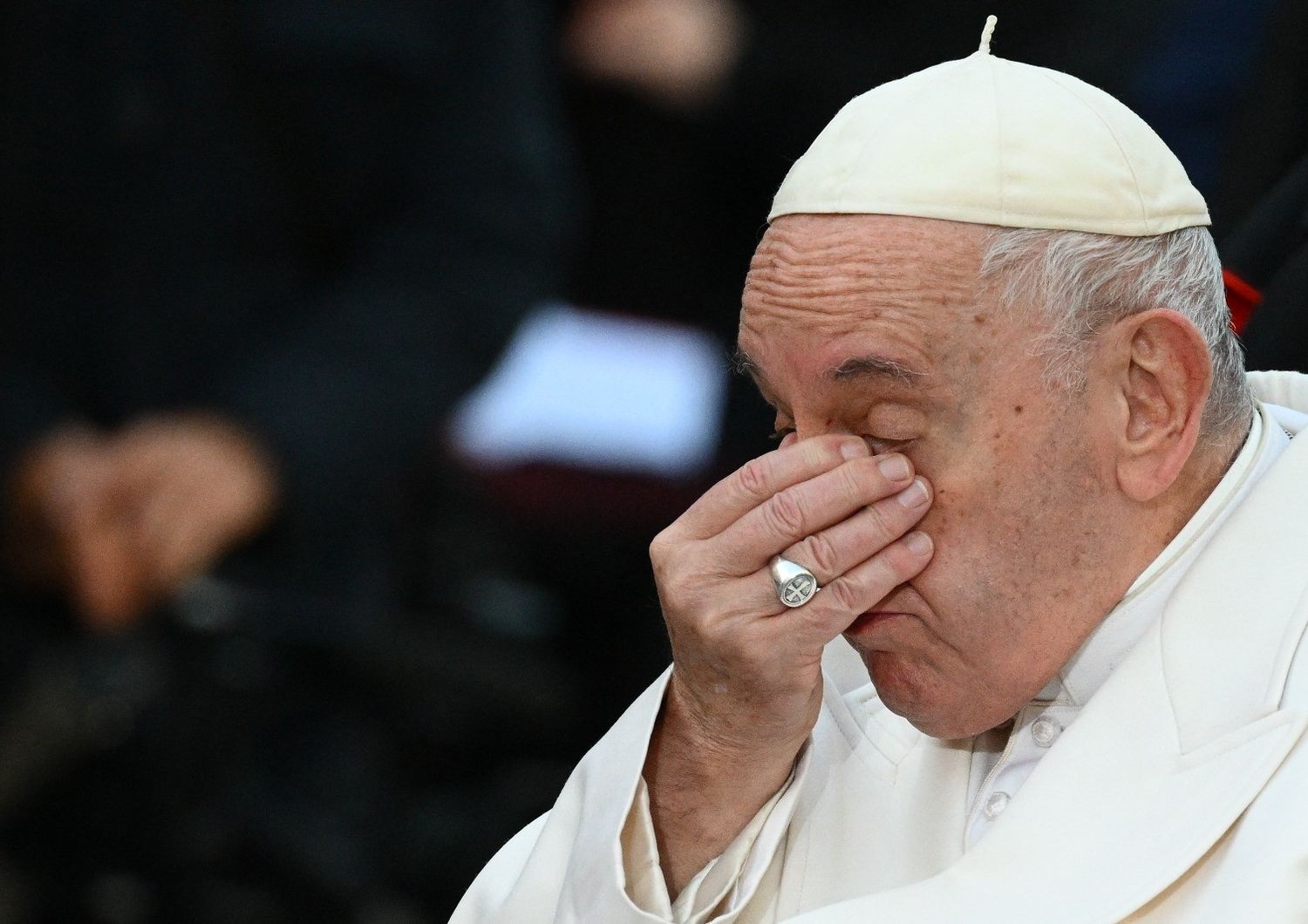 immacolata papa invoca pace e commuove