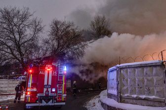Un incendio a Mosca (foto di repertorio)