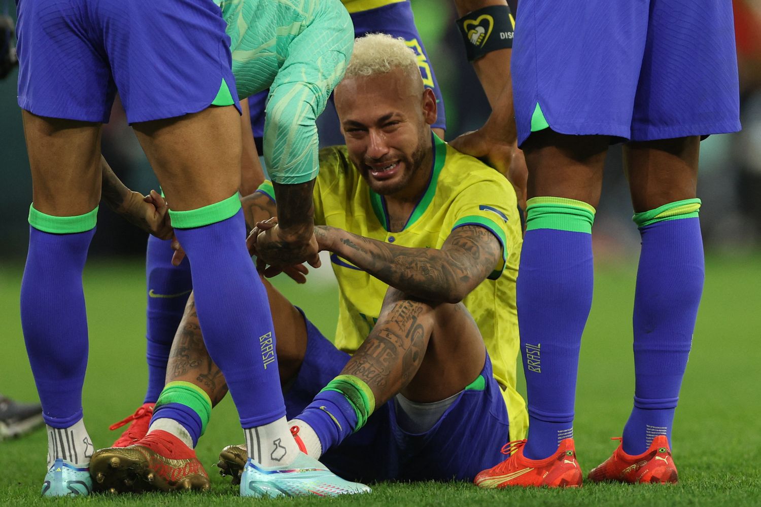 La disperazione di Neymar