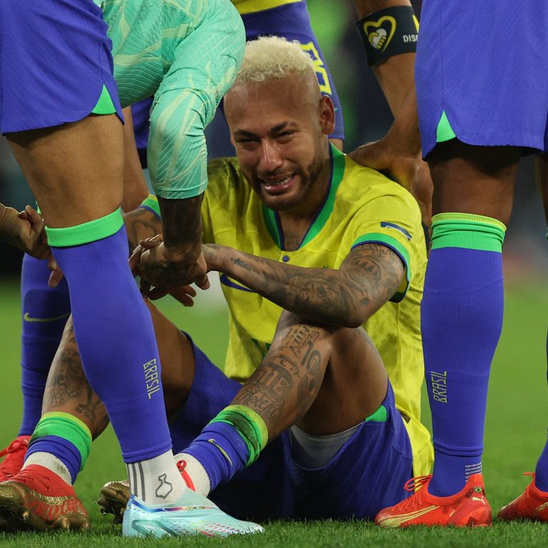La disperazione di Neymar