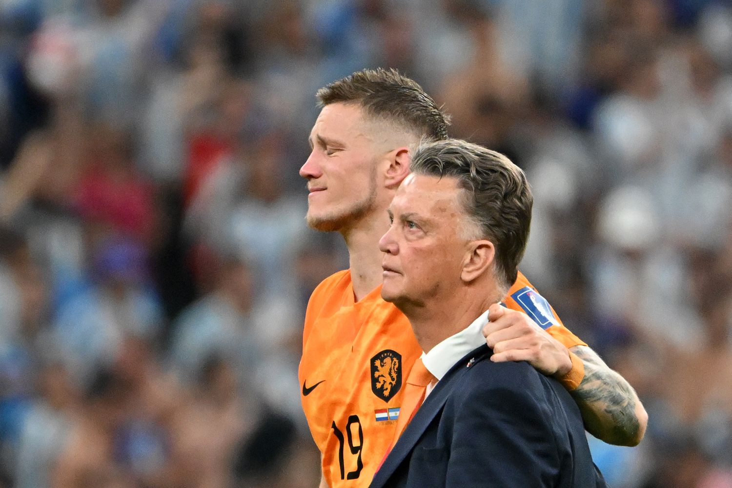 Weghorst e Van Gaal