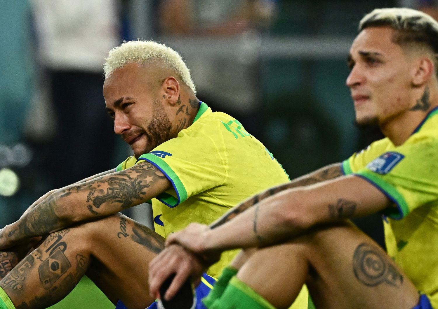 &nbsp;Il pianto dei brasiliani dopo l'eliminazione