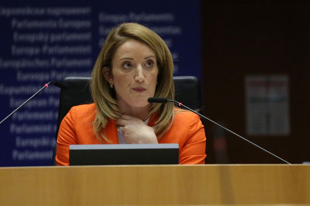 Roberta Metsola, presidente del Parlamento europeo