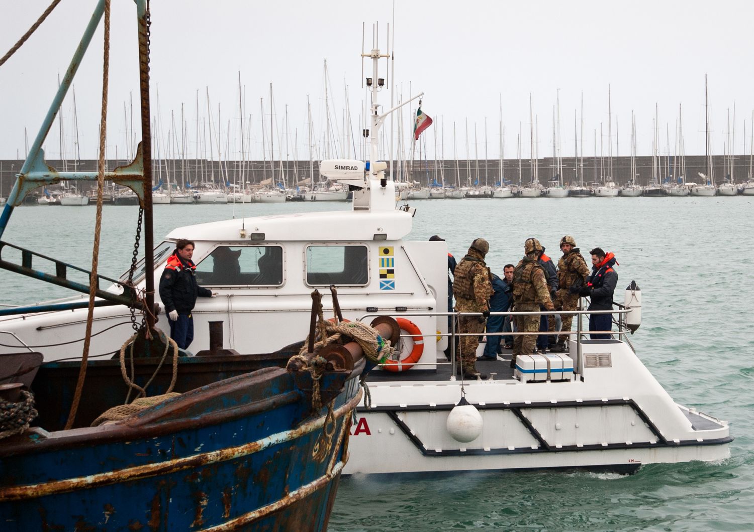 Sbarco di migranti &nbsp;