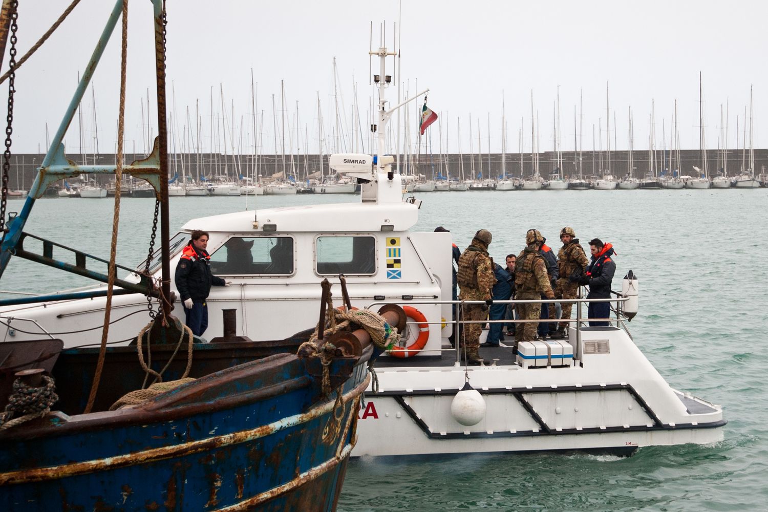 Sbarco di migranti &nbsp;
