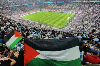 &nbsp;Stadio in Qatar con i tifosi dei Campionati del mondo di calcio&nbsp;