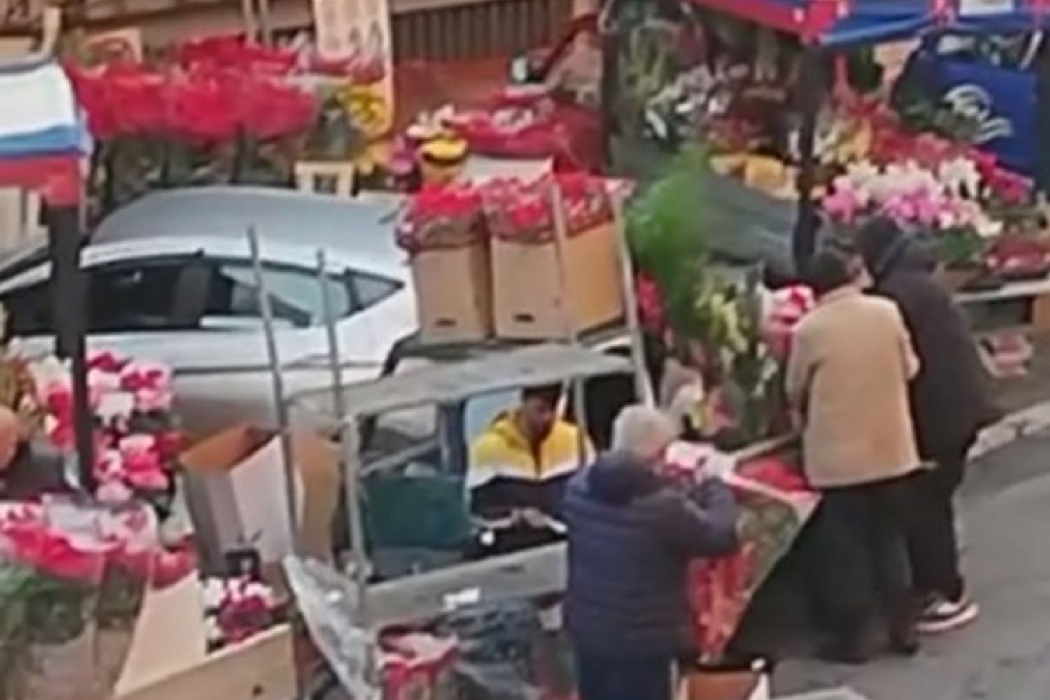 Il mercato dei fiori a Roma