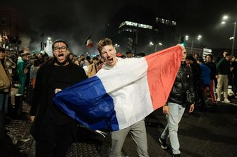 Tifosi francesi a Tolosa