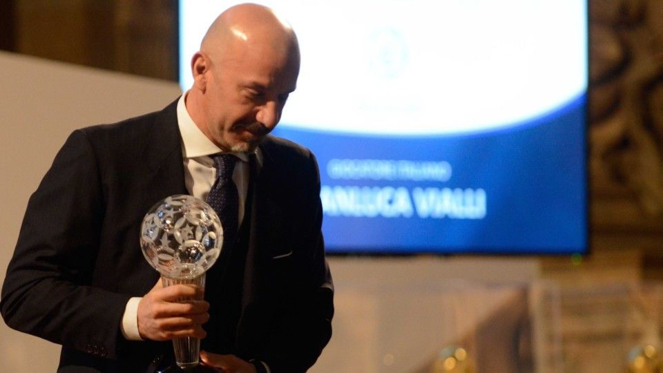 22/02/2015 Firenze, Hall of Fame del calcio italiano, nella foto Gianluca Vialli&nbsp;