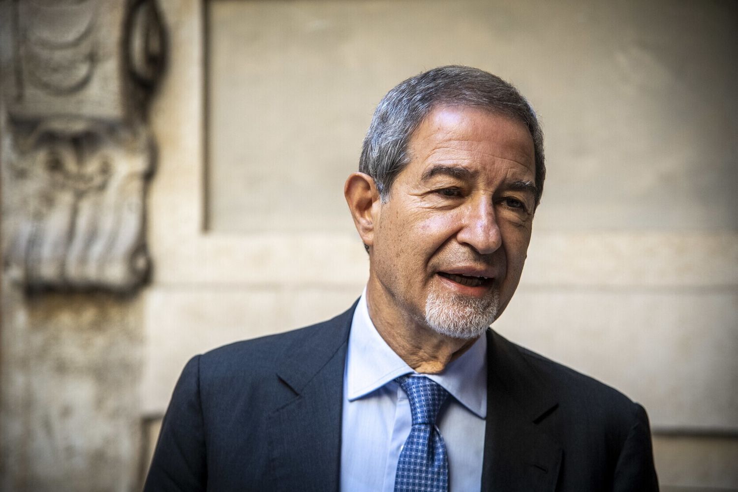 Il ministro della Protezione civile Nello Musumeci, ex governatore della Sicilia