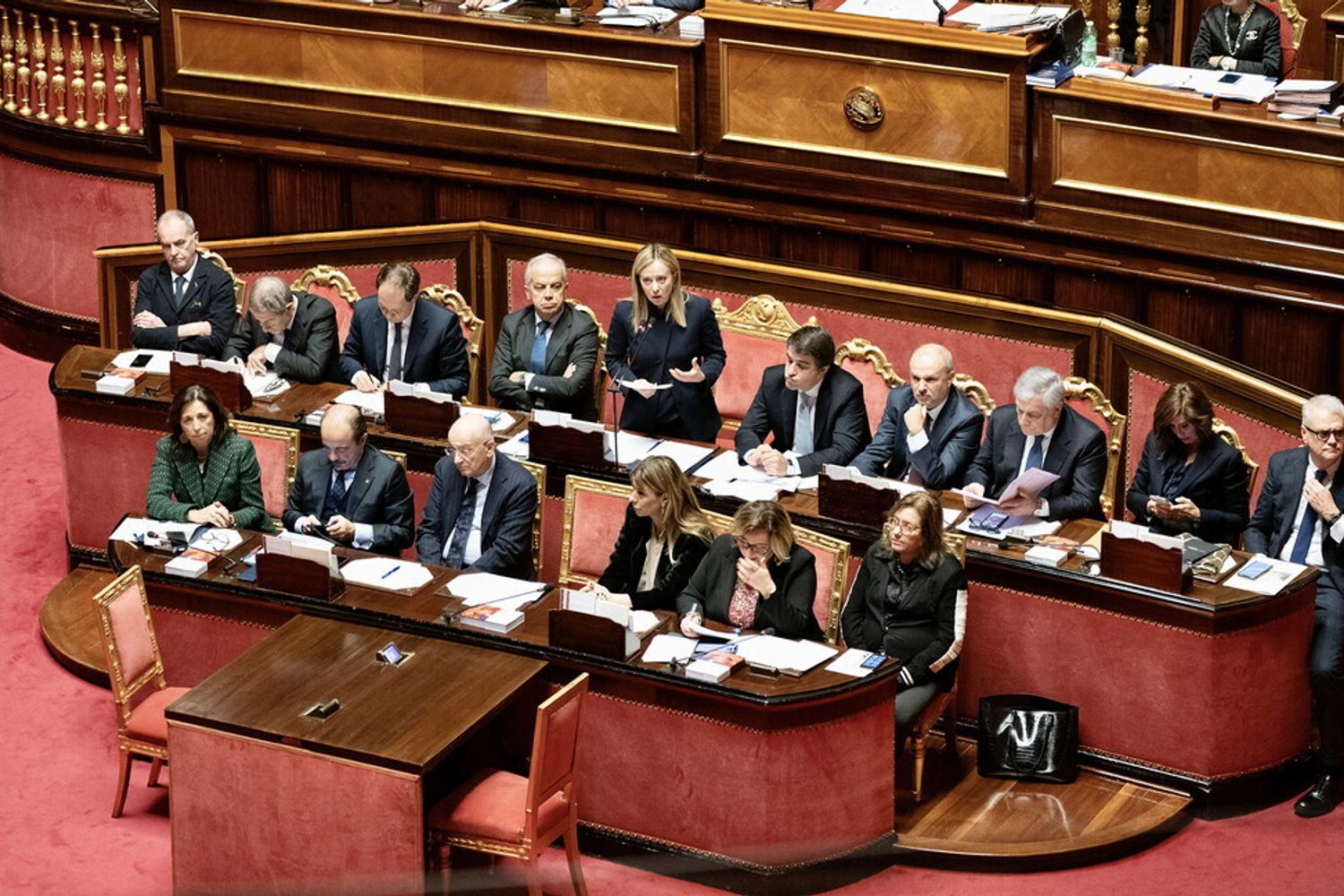 Governo in Aula al Senato