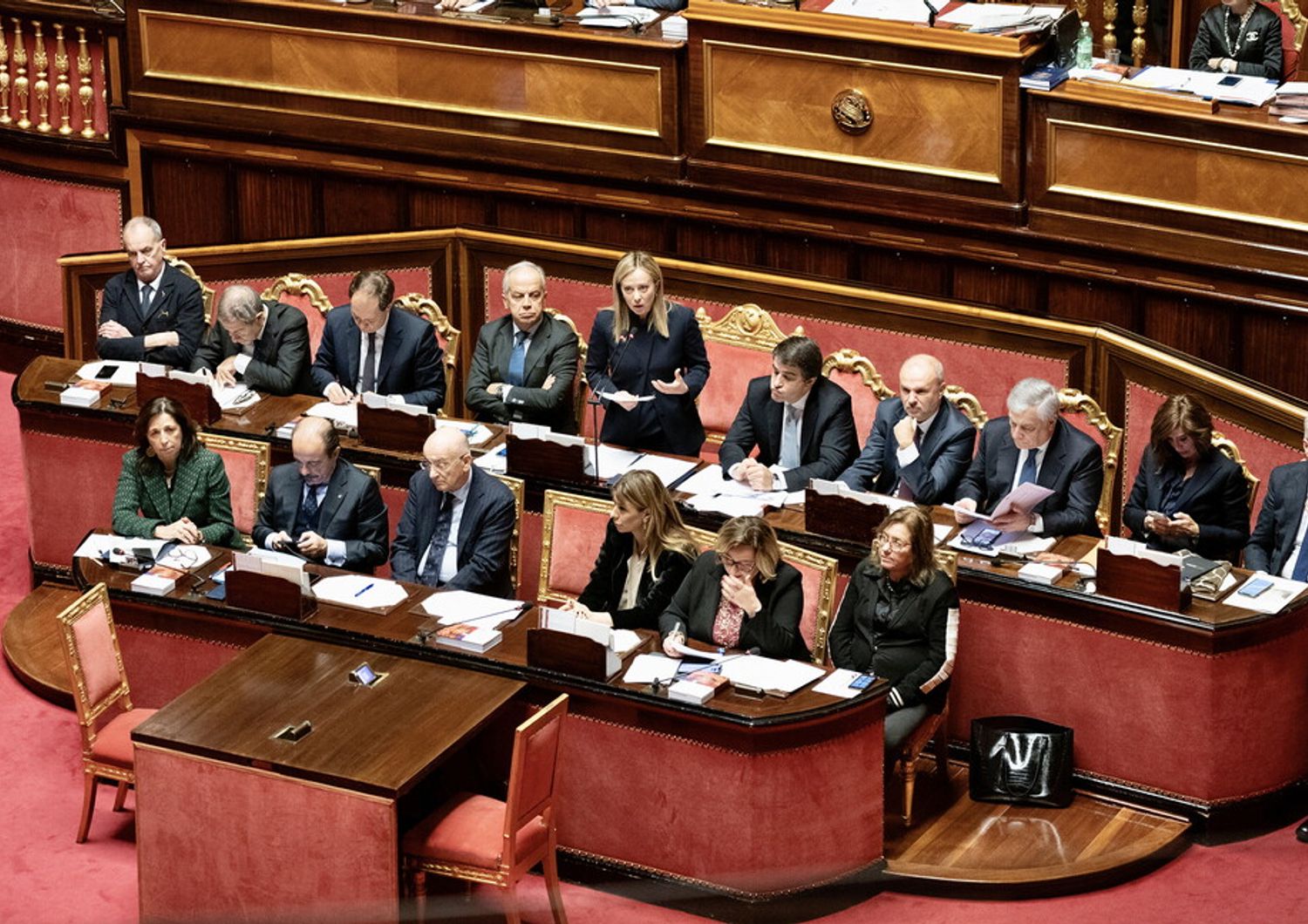 Governo in Aula al Senato