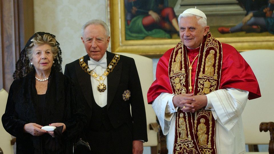 Visita ufficiale del presidente della Repubblica Carlo Azeglio Ciampi in Vaticano dal papa Benedetto XVI
