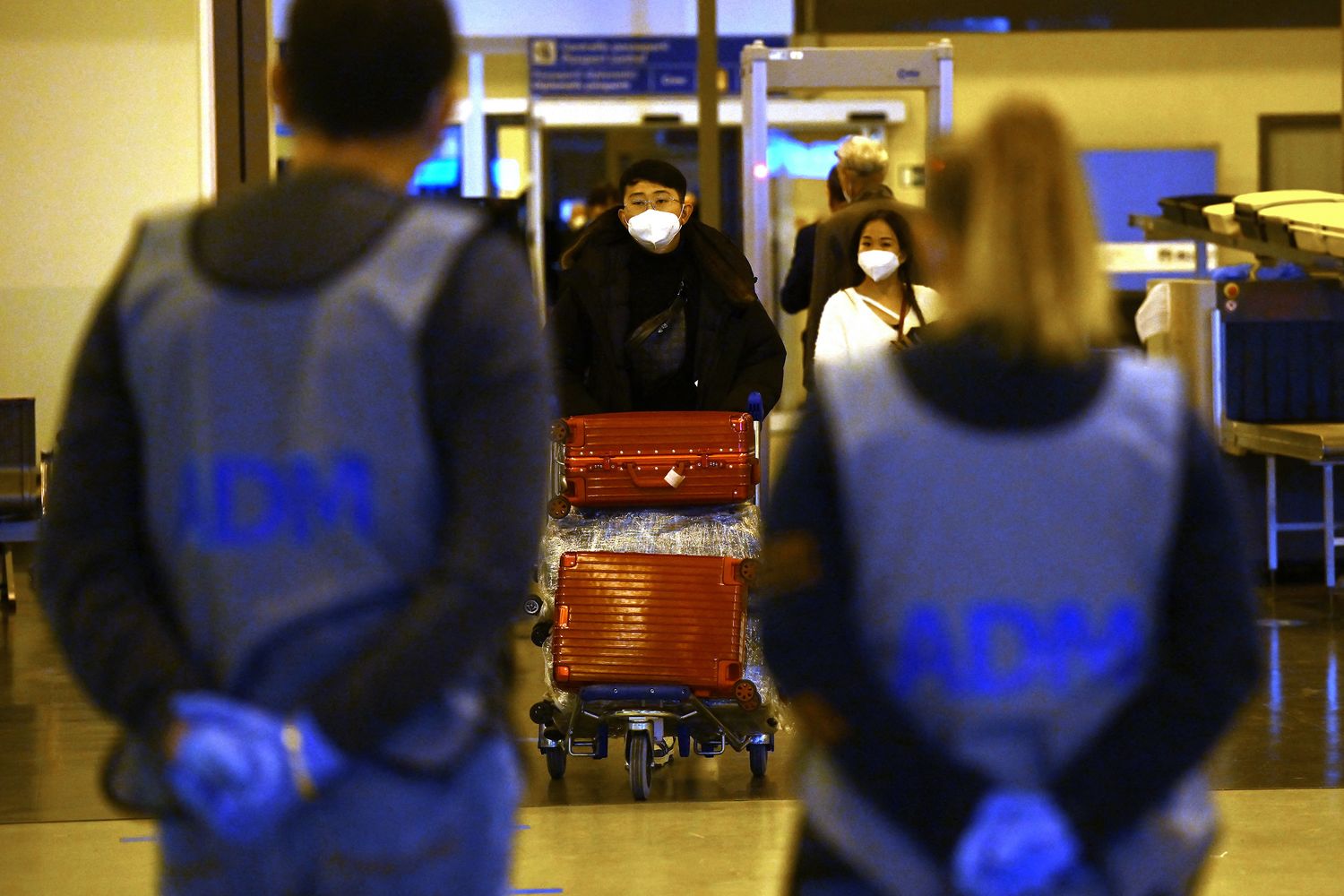 Arrivi dalla Cina a Fiumicino