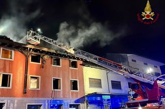 Incendio in una comunit&agrave; in Friuli