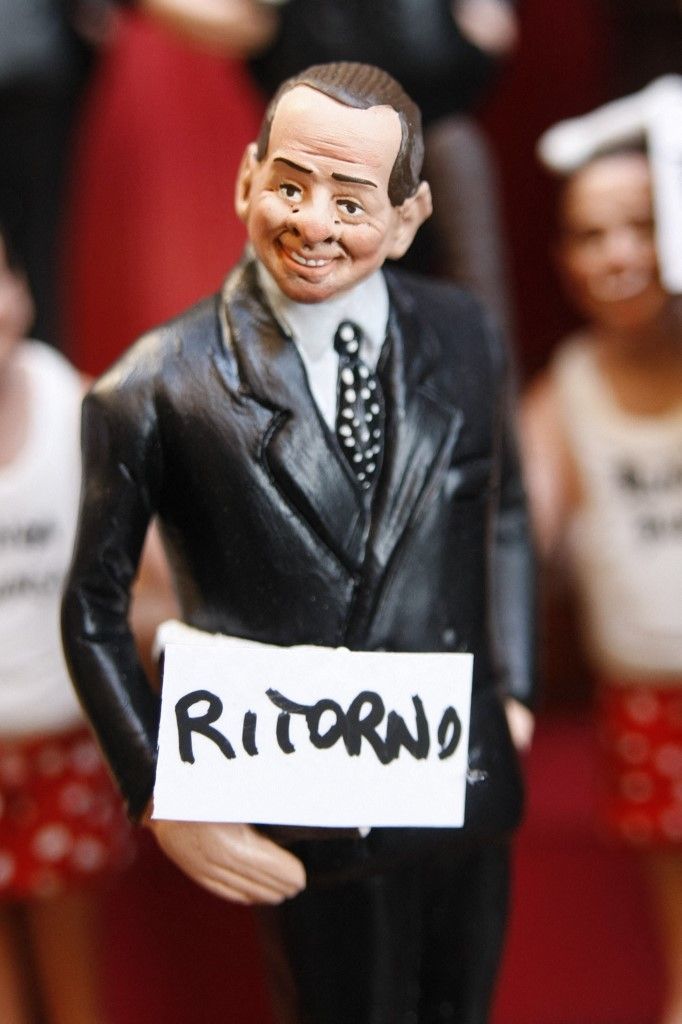 La statuina di Silvio Berlusconi