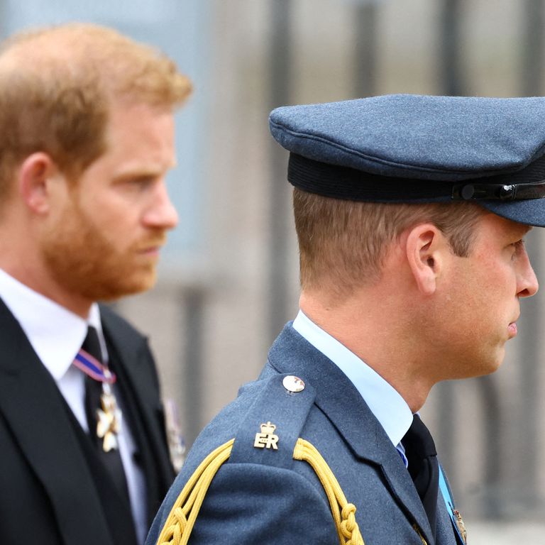 Harry e William ai funerali di Elisabetta II