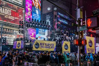 Le celebrazioni di Capodanno a Times Square &nbsp;