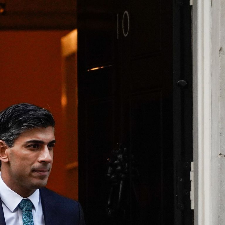 Il premier britannico Rishi Sunak&nbsp;