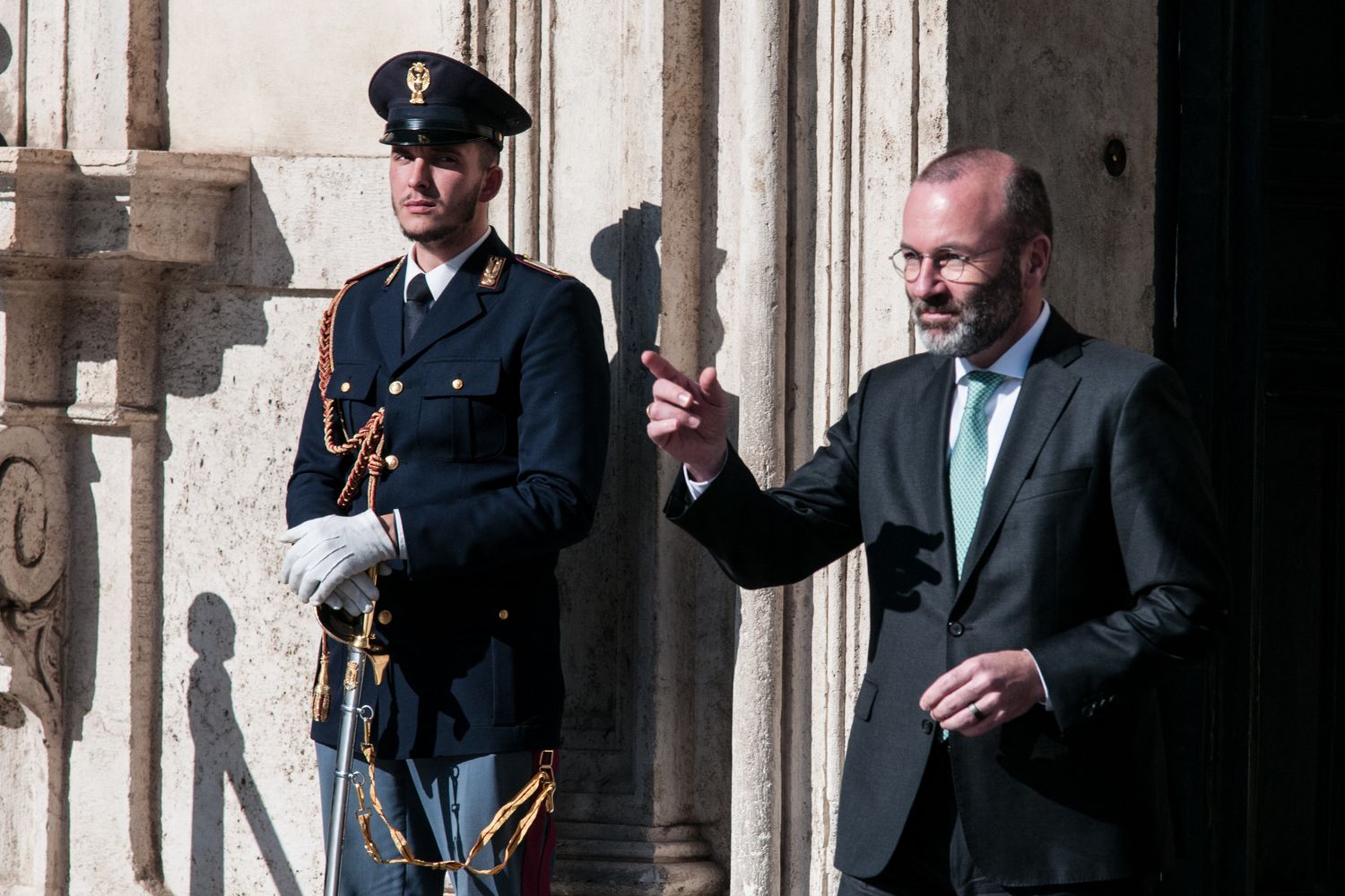 Manfred Weber a Palazzo Chigi