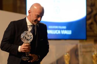 Gianluca Vialli alla cerimonia dell'Hall of Fame del calcio italiano &nbsp;