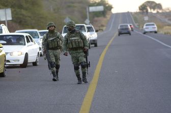 Soldati messicani a Culiacan &nbsp;